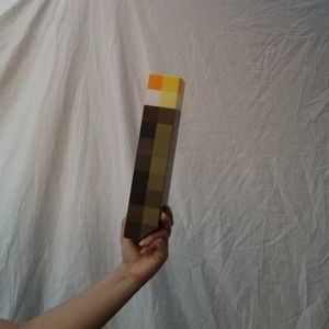 Minecraft torch, minecraft toy, minecraft stuff